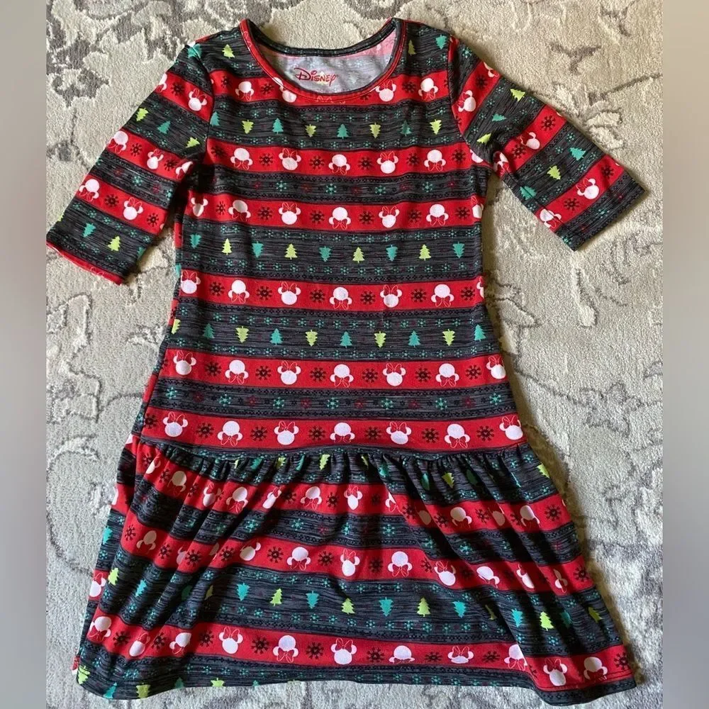 Disney Red and Black Holiday Dress